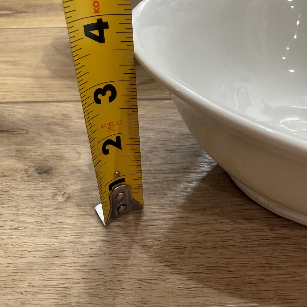Vintage Pillivuyt France White Porcelain Footed Bowls Set of 3 French Bistro